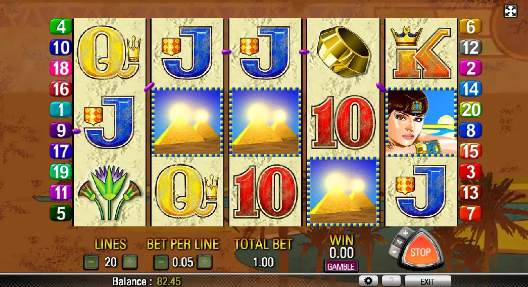 Queen of the Nile 3 Pyramids